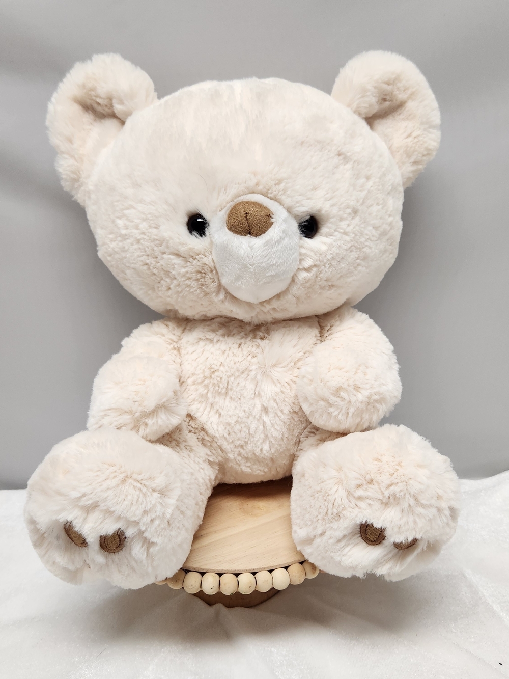 Gund Cream Plush Teddy Bear"Kia"